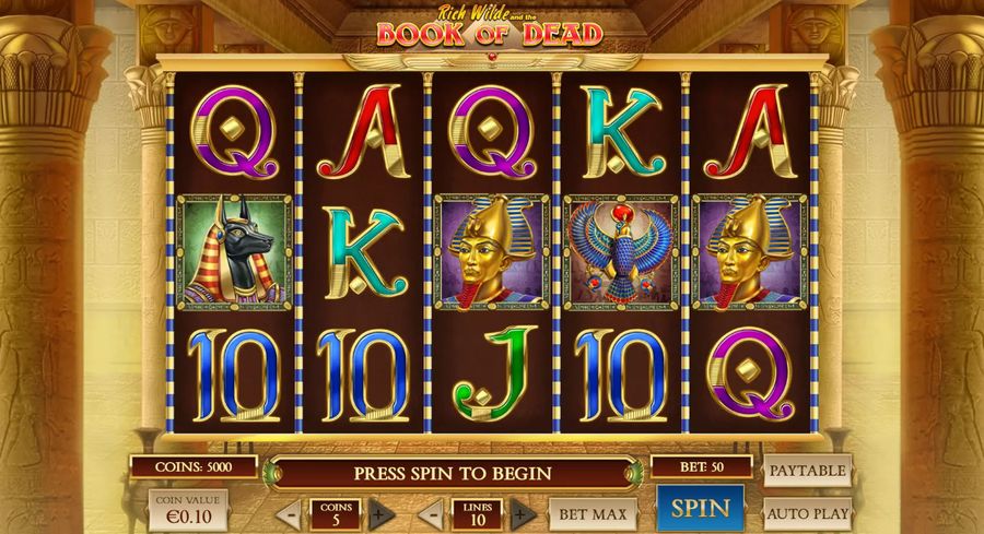 Book of Dead slot machine